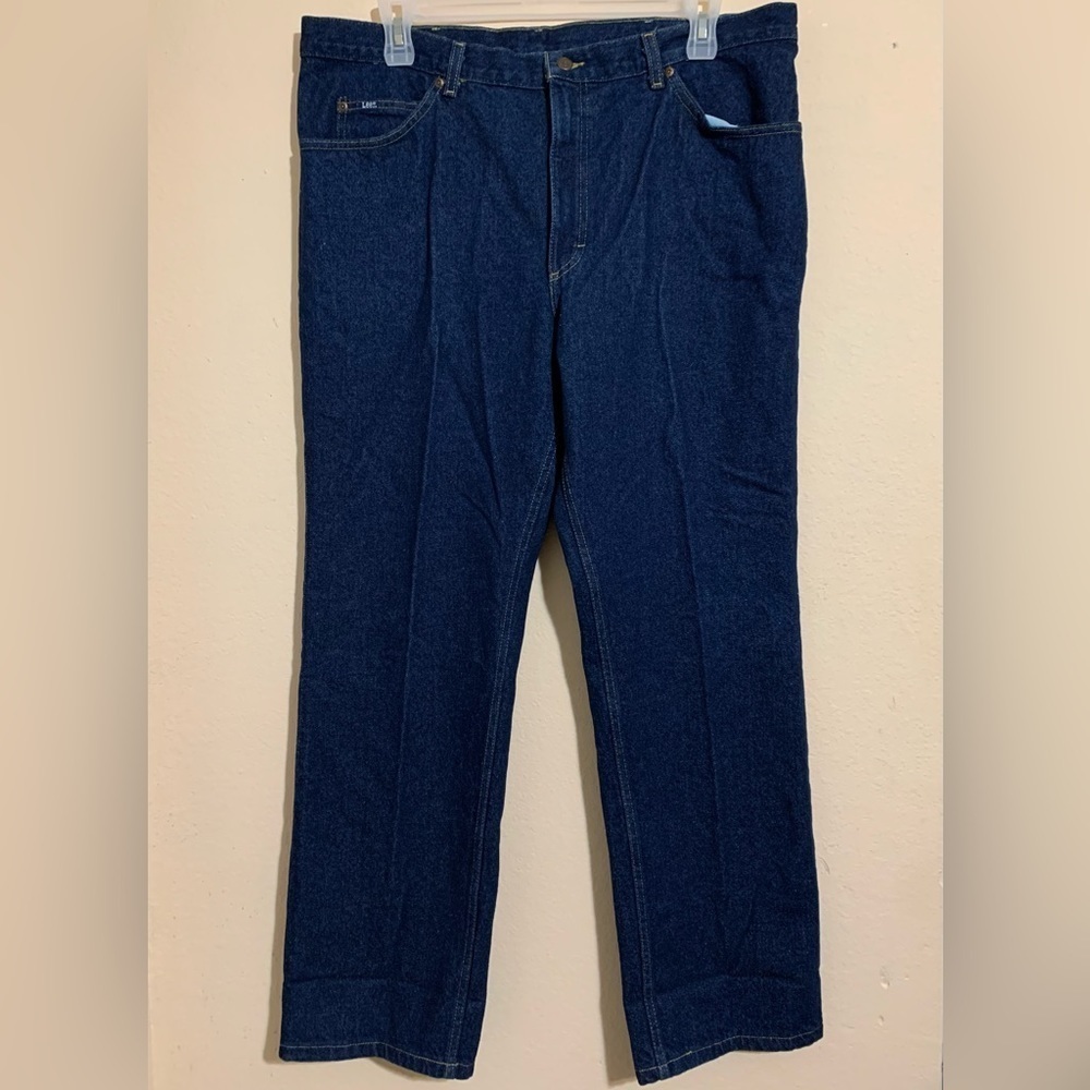 Lee Men’s Dark Wash Regular Fit Jeans sz 40x32 NWOT
